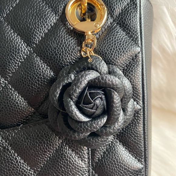Accessories - Camellia flower bag charm